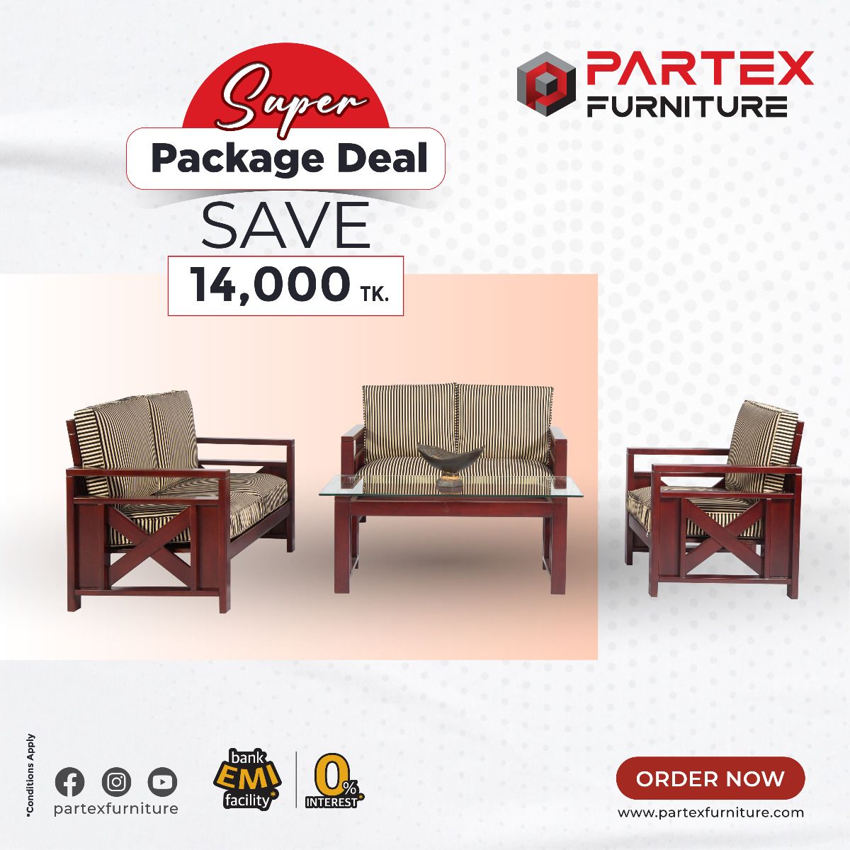 Partex furniture shop sofa price